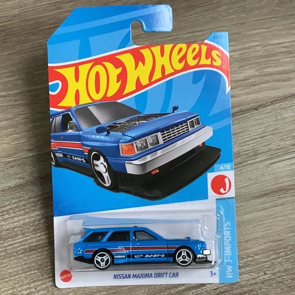 Hot Wheels Station Wagon Nissan Maxima Drift Blue Car Hotwheels JDM 2023 🆕